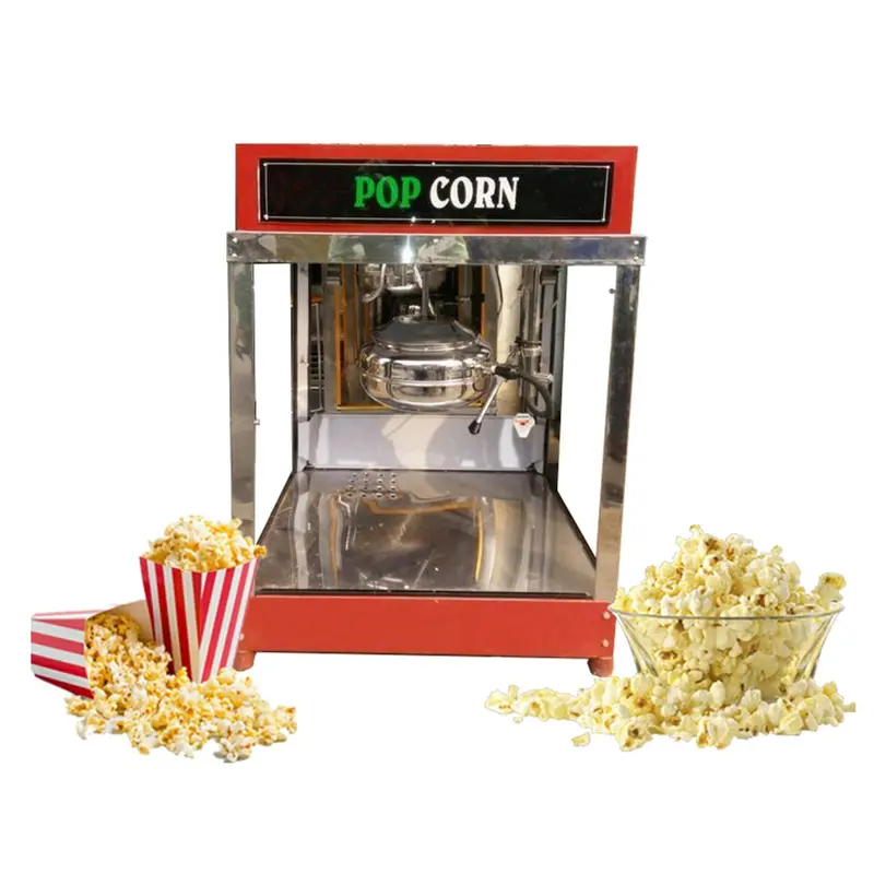Commercial Indian Gas Popcorn Maker Machine, 5 Kg/hr Output Capacity 
